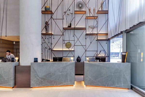 Counter made of Porcelain Ceramic - Photo: NEOLITH®